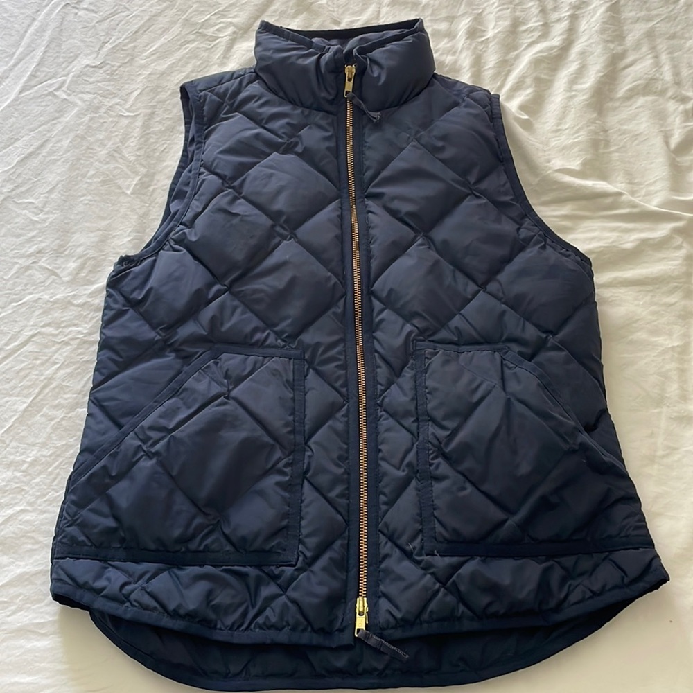 J.Crew quilted down vest